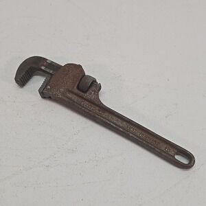 Vintage Rigid 8 Inch Pipe Wrench The Ridge Tool Co. Elyria O.. USA 8